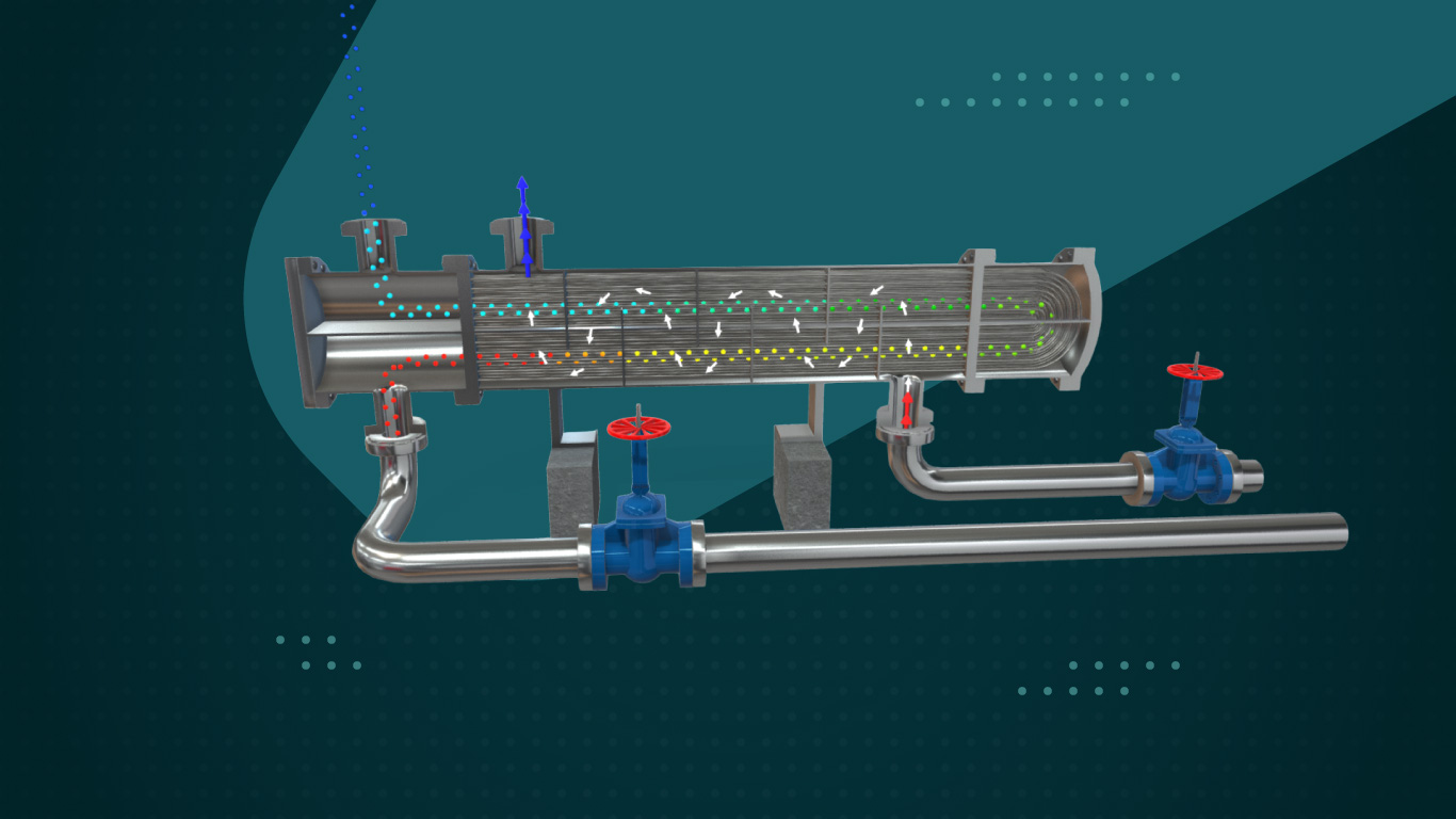 Intercambiador de calor de tubo y coraza