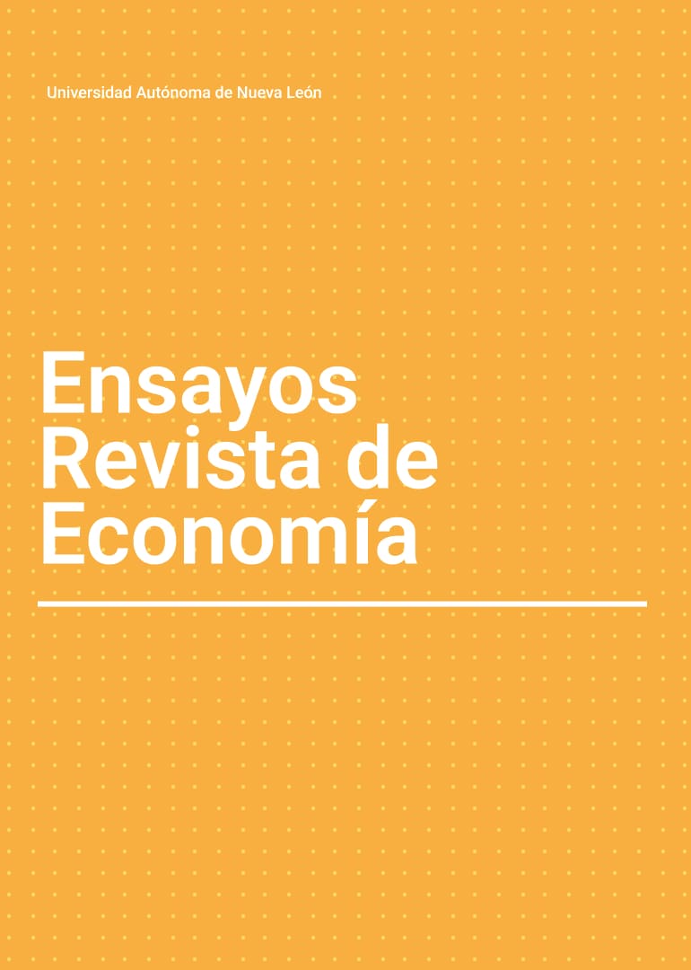 Portada revista Ensayos Revista de Economía Vol. 39 Núm. 1