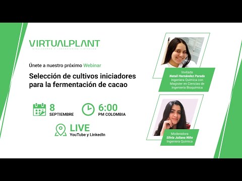 Webinar: Selección de cultivos iniciadores para la fermentación de cacao