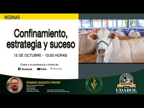 Webinar: Confinamiento, estrategia y suceso - Veterinaria y Zootecnia