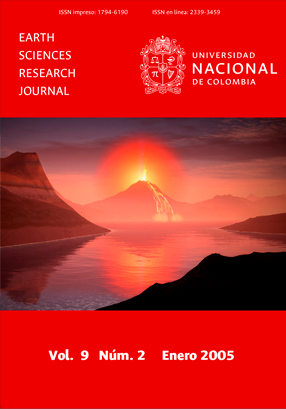 Earth Sciences Research Journal (ESRJ) Vol. 9 No. 2