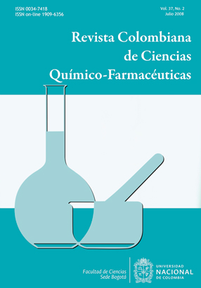 Revista Colombiana de Ciencias Qumico-Farmacuticas Vol. 37 No. 2