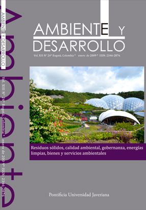 Revista Ambiente y Desarrollo Vol. 13 No. 24