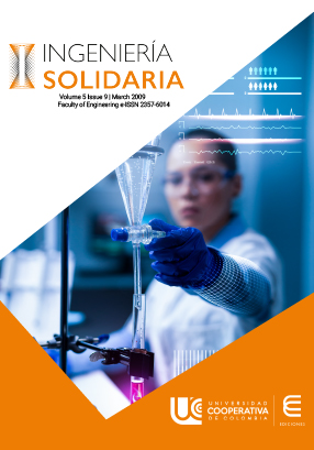 Ingeniera Solidaria Vol. 5 Nm. 9