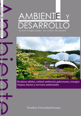 Revista Ambiente y Desarrollo Vol. 14 No. 27