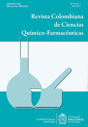 Revista Colombiana de Ciencias Qumico-Farmacuticas Vol. 40 No. 1