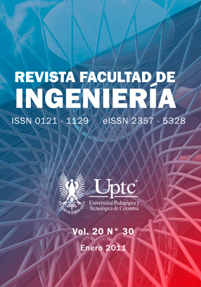 Revista facultad de Ingeniera Vol. 20 No.30