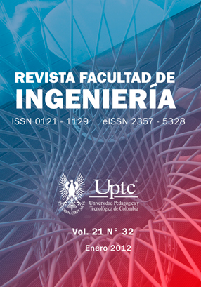 Revista facultad de Ingeniera Vol. 21 No.32