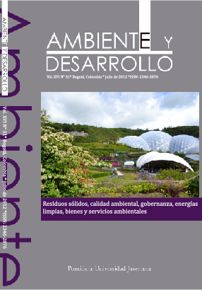 Ambiente y Desarrollo Vol. 16 No. 31