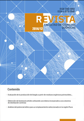 Revista de la Facultad de Ciencias Qumicas. Nmero 10 2014