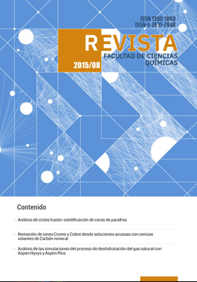 Revista de la Facultad de Ciencias Qumicas. Nmero 12 2015