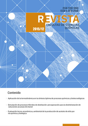 Revista de la Facultad de Ciencias Qumicas. Nmero 13 2015