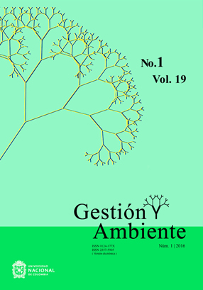 Revista Gestin y Ambiente Vol. 19, Nm. 1 2016